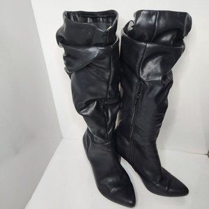Christian Siriano Over The Knee Boots Size 6.5 Black